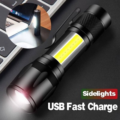 POWER STYLE Zy-C702: Shine On, You Crazy Diamond Torch(Black, 13 cm, Rechargeable)