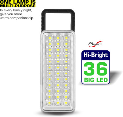 VR Bright Lite Rechargeable Mini Table top emergency Light Lantern 4 hrs Bulb Emergency Light(Green)