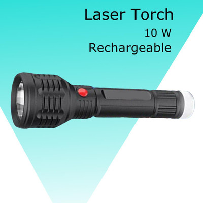 MOMENTIME Torch_6921 Torch(Black, 8 cm, Rechargeable)