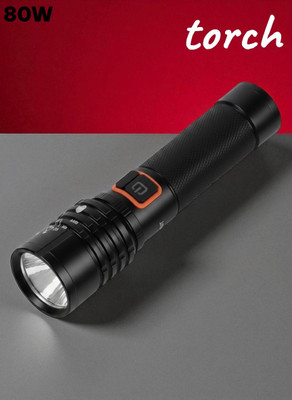 3BAAN X252 Professional Tactical Torch – Rechargeable, Rugged & Waterproof Flashlight Torch(Multicolor, 11 cm, Rechargeable)