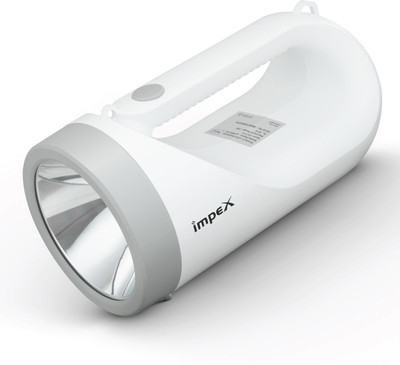 IMPEX 2 in 1 LUMIN A4 LED flashlight & Lamp with 1600mAh | Ultra Bright | Lightweight Torch(White, Grey, 21 cm, Rechargeable)