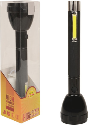 Care 4 JY 2080 Rechargeable Flashlight with 2 Steps Switch UV 18650 Lithium Battery Torch (Black : Rechargeable) WITH 3W COB + 5W MAIN TORCH Torch(Black, 27 cm, Rechargeable) Care 4 JY 2080 Rechargeable Flashlight with 2 Steps Switch UV 18650 Lithium Battery Torch (Black : Rechargeable) WITH 3W COB + 5W MAIN TORCH Torch(Black, 27 cm, Rechargeable)