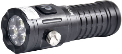 MZ M936 (METAL LED TORCH)5 Modes Flashlight, Super Bright 120W LED Light Torch(Black, 9 cm, Rechargeable)