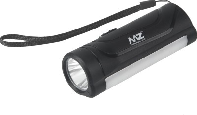 MZ M901 (LED TORCH) 12W Laser + 7 SMD COB, 1200mAh Battery Torch(Black, 10.5 cm, Rechargeable)