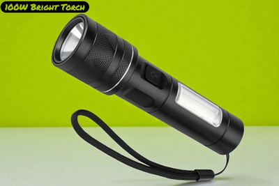 Sagaft X503 Super Bright Torch with 5 Light Modes Waterproof & Portable LED Flashlight Torch(Multicolor, 11 cm, Rechargeable)