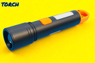 Stybits A15 Rechargeable Torch – Ultra Bright Waterproof LED Flashlight Torch(Multicolor, 11 cm, Rechargeable)