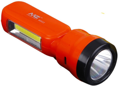 MZ M902 DODO (RECHARGEABLE LED TORCH) 25W LED, 15W COB Torch(Orange, 10 cm, Rechargeable)