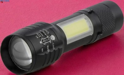 3BAAN A379 M919(RECHARGEABLE LED SEARCH LIGHT) 12W LED 1200mAh Battery 24H Working Torch(Multicolor, 11 cm, Rechargeable)