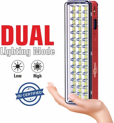 Daily Needs Shop Solar Rechargeable 42 SMD Extra Bright LED With AC / DC / Solar Charging 6 hrs Lantern Emergency Light(Red)