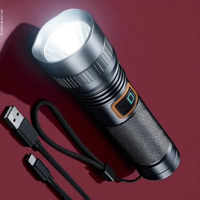 Shamsa X305 Compact Pocket Torch – Bright Light Anytime, Anywhere Torch(Multicolor, 11 cm, Rechargeable)