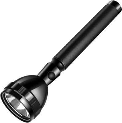 Crostal Rechargeable super bright led lamp for safety Torch(Black, 20.5 cm, Rechargeable)
