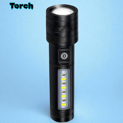 3BAAN Z236 Rechargeable Torch Light – Long Range & Sturdy Build Torch(Multicolor, 11 cm, Rechargeable)