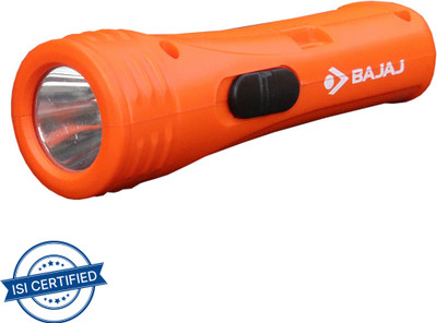 BAJAJ Raftaar Mini LED RC Pro Torch(Orange, 12 cm, Rechargeable)