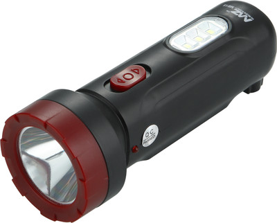 MZ M915 (RECHARGEABLE LED TORCH) 10W Laser + 3W SMD COB, 350mAh Battery Torch(Black, Brown, 12.5 cm, Rechargeable)