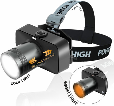 Daily Needs Shop D-TR-M111 Torch(Black, 9 cm, Rechargeable)