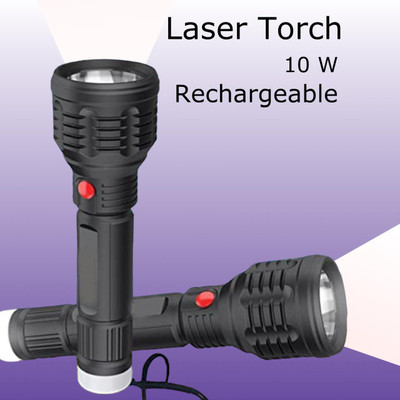 MOMENTIME Torch_6806 Torch(Black, 8 cm, Rechargeable)