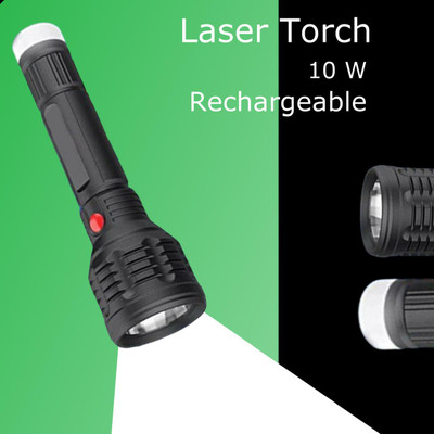 MOMENTIME Torch_6824 Torch(Black, 8 cm, Rechargeable)