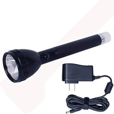 Edisonn 2400 mAh Battery Rechargeable 1000 Meter Range 50W Torch Emergency Light Lamp Torch(Black, 27 cm, Rechargeable)