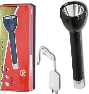ApexBeam Compact LED Torch for Outdoor Professionals Torch(Black, 27 cm, Rechargeable)