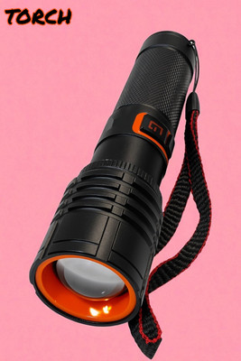 Ziddjeet X226 Rechargeable LED Torch Light – High Power, Long Range Flashlight Torch(Multicolor, 11 cm, Rechargeable)