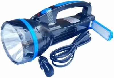ROCK LiGHT 100W LASER LED+12SIDE SMD LIGHT Torch ( 20 cm) Torch(Blue, 10 cm, Rechargeable)