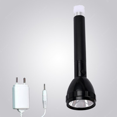 JY-SUPER 2in1 Rechargeable LED Torch Flashlight 400mtr Long Range Torch(Black, 20 cm, Rechargeable)