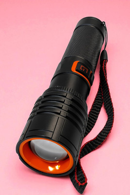Shamsa X362 Waterproof LED Torch – Super Bright Rechargeable Flashlight Outdoor Torch(Multicolor, 11 cm, Rechargeable)