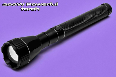 Shamsa A244 Multipurpose LED Torch – Compact & Energy Efficient Torch(Multicolor, 11 cm, Rechargeable)