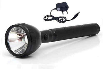 BUYWELL JY Super JY 8990 High Power Flash Light/Rechargeable Torch Light Torch(Black, 20 cm, Rechargeable)