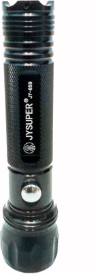 BRIGHT JY-SUPER JY-859 Torch(Black, 13 cm, Rechargeable)