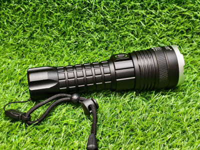 JGG Jain Gift Gallery A-72 SMALL SUN ZOOMABLE RECHAREABLE POWERFUL FLASHLIGHT Torch(Black, 12 cm, Rechargeable)