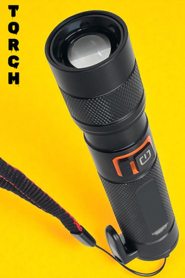 Sagaft X946 Heavy-Duty LED Torch with Emergency Glass Breaker & Cutter Torch(Multicolor, 11 cm, Rechargeable)