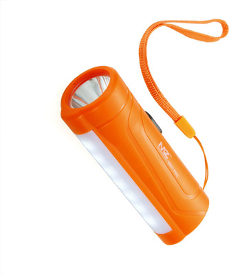 MZ M907 PRO (LED RECHARGEABLE TORCH) 16W Laser + 7 SMD, Battery 2000mAh Torch(Orange, 10.5 cm, Rechargeable)