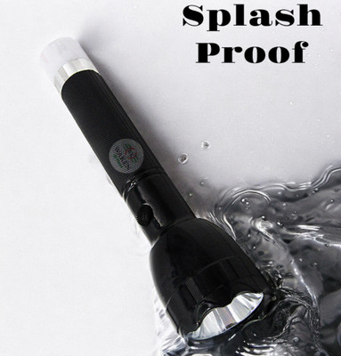 Waken Torch_A003 Torch(Black, 21 cm, Rechargeable)