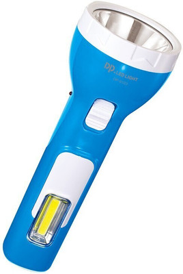 DP led 9123 Torch(Red, Blue, 20 cm, Rechargeable)