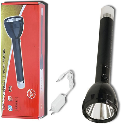 ApexBeam Rechargeable LED Torch for Home and Outdoor Tasks Torch(Black, 27 cm, Rechargeable)