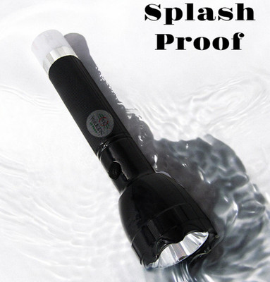 Waken Torch_A021 Torch(Black, 21 cm, Rechargeable)