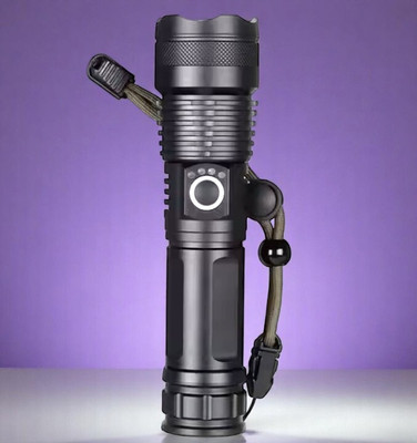 Stybits X229 (ZOOMABLE Metal Torch) 5 Modes Flashlight, Super Bright Torch(Multicolor, 11 cm, Rechargeable)