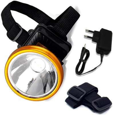 Sebon Professional High Power Headlamp 1000 Meter Range LED Headlamp Torch(Multicolor, 70 cm, Rechargeable)