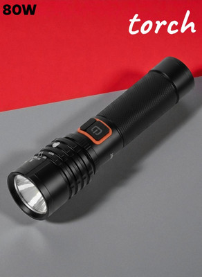 Shamsa X203 High Lumen Tactical Torch – USB Rechargeable, Zoomable LED Flashlight Torch(Multicolor, 11 cm, Rechargeable)