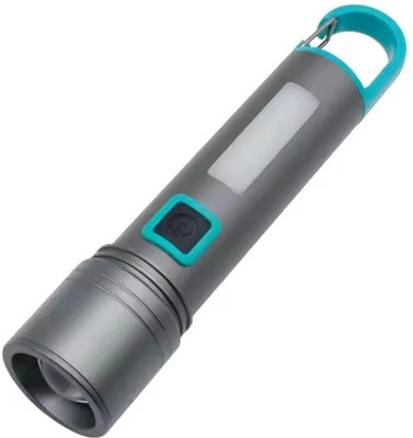 ECOSKY White Laser Hanging Flashlight – Portable, Long Range Keychain Torch for Outdoor Torch(Grey, 3.5 cm, Rechargeable)