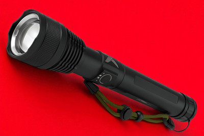 Shamsa X462 Heavy Duty Torch Flashlight – Waterproof & Durable Design Torch(Multicolor, 11 cm, Rechargeable)