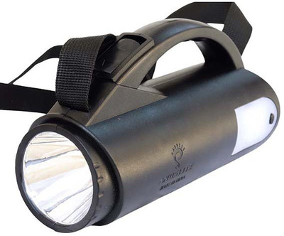 ANDSLITE Eco with Sidelight Powerful Torch(Multicolor, Blue, 17 cm, Rechargeable)