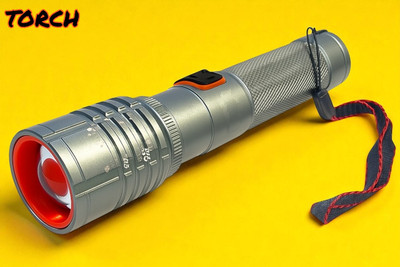3BAAN X35 Durable LED Torch – Rechargeable, Shockproof & Waterproof Flashlight Torch(Multicolor, 11 cm, Rechargeable)