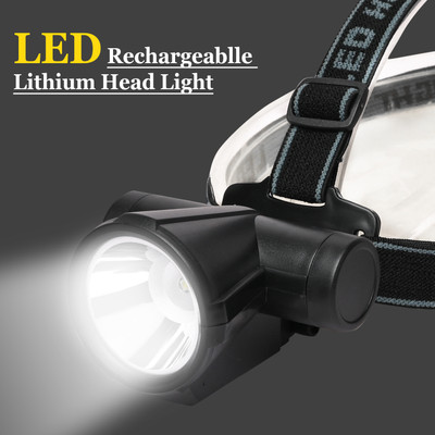 ECOSKY LED HEAD TORCH USB HEADLIGHT USB CHARGING Torch(Black, 6 cm, Rechargeable)