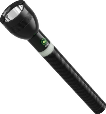 Mr.Light 1.8Kms Range LION 6000mAh Battery|Aircraft Alumium Alloy Flashlight Torch(Black, 26 cm, Rechargeable)