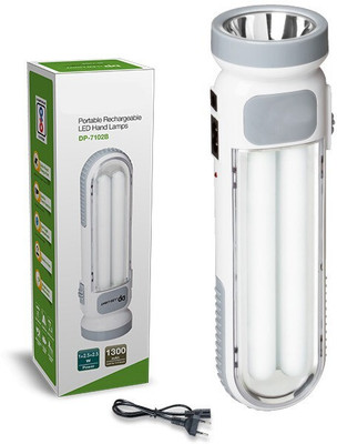 Care 4 7102B Tube Led Rechargeable Torch 2 Tubes emergency light with emergency light Torch(White, 4 cm, Rechargeable)