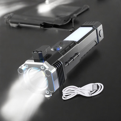 Waken WAK-14 Torch(Multicolor, 17 cm, Rechargeable)