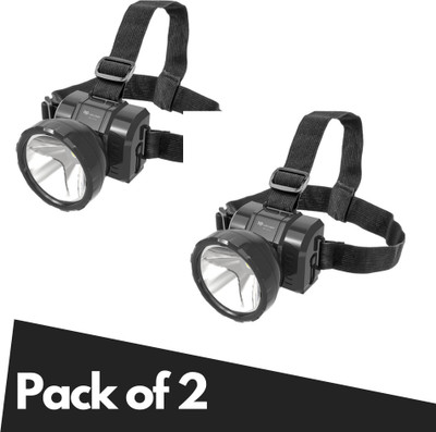 Dp 7213 (LED HEAD LIGHT) Torch(Black, 7.75 cm, Rechargeable)