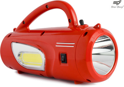 STARDEEP 95W Nano 8.0 LED Light 4.5amp.Battery charger with belt fuse Control Torch(Red, 18 cm, Rechargeable)